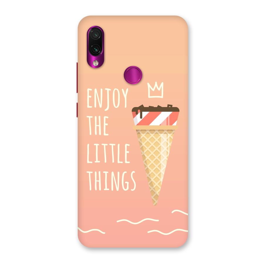 Enjoy the Little Things Back Case for Redmi Note 7 Pro