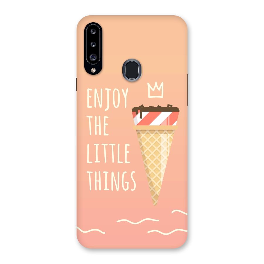 Enjoy the Little Things Back Case for Samsung Galaxy A20s