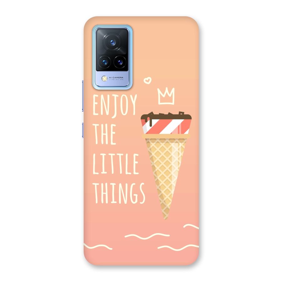 Enjoy the Little Things Back Case for Vivo V21 5G