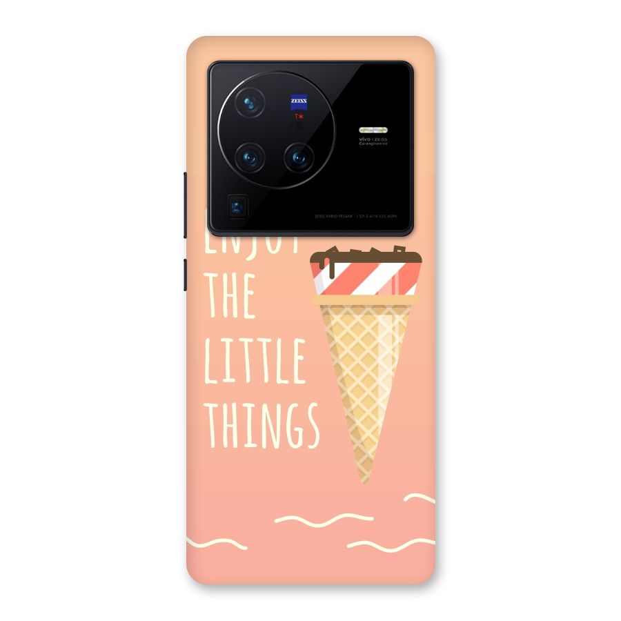 Enjoy the Little Things Back Case for Vivo X80 Pro