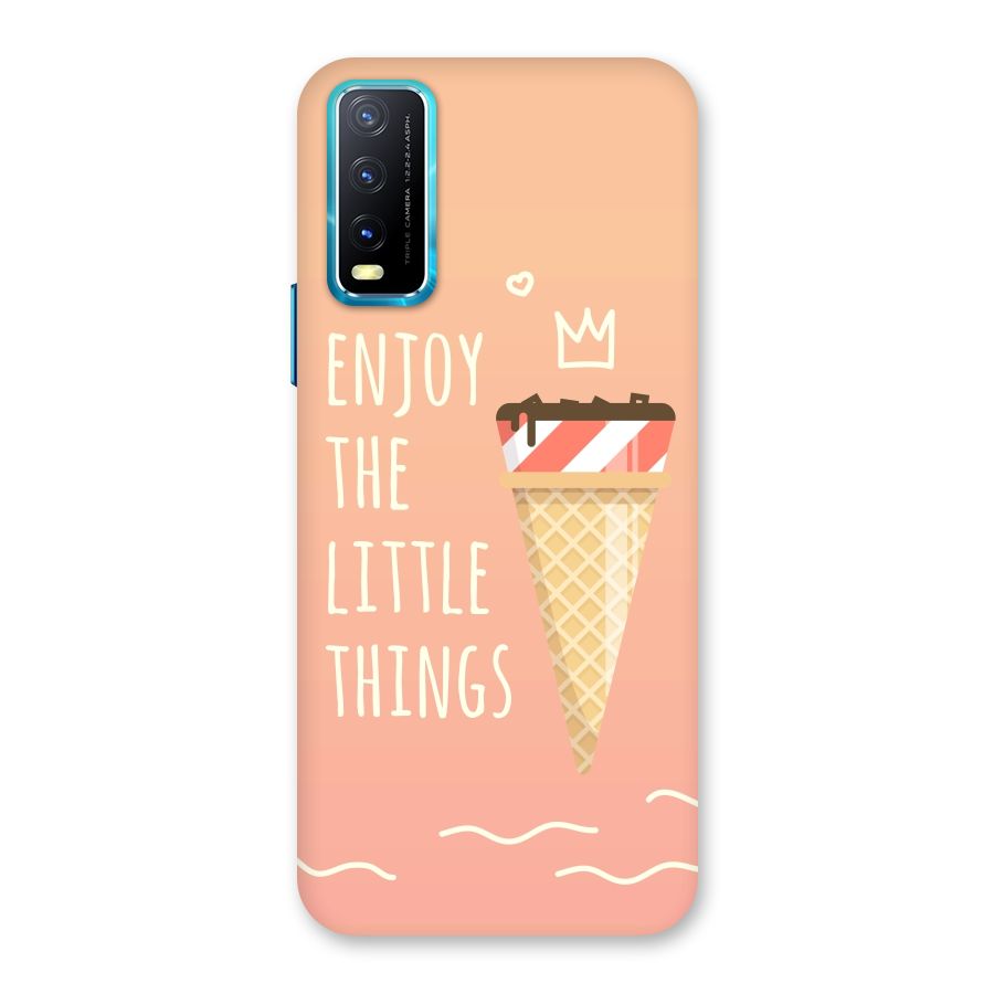 Enjoy the Little Things Back Case for Vivo Y20A