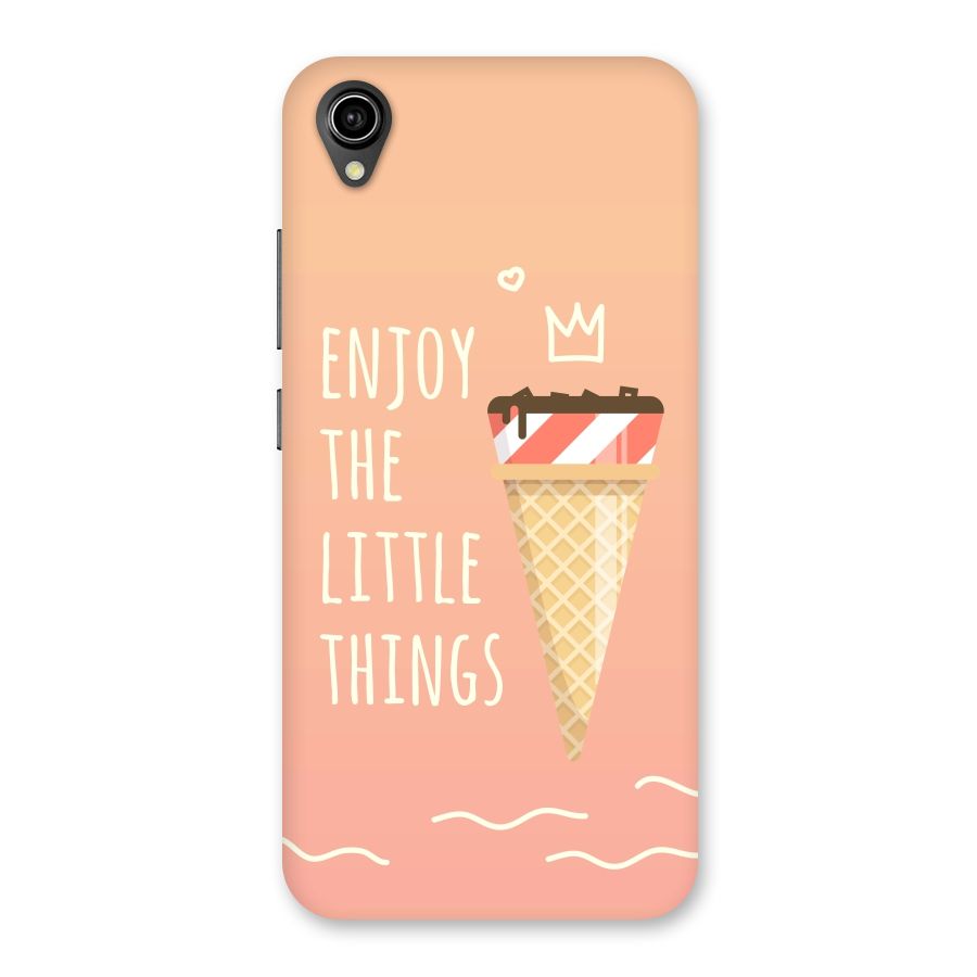 Enjoy the Little Things Back Case for Vivo Y90