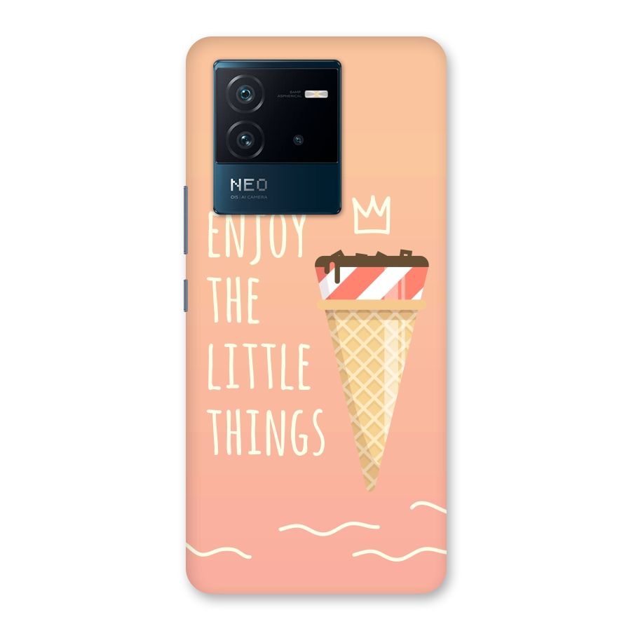 Enjoy the Little Things Back Case for Vivo iQOO Neo 6 5G