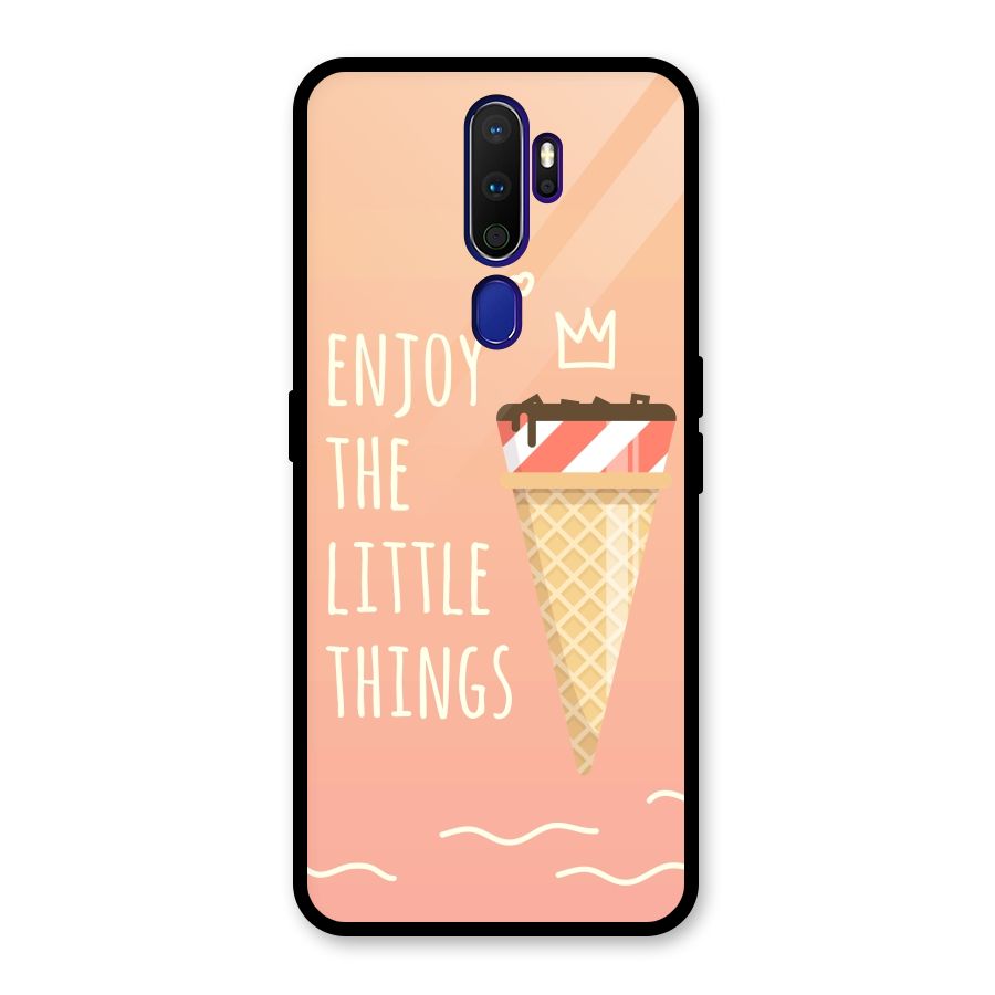 Enjoy the Little Things Glass Back Case for Oppo A9 (2020)