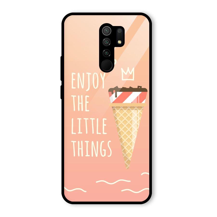 Enjoy the Little Things Glass Back Case for Poco M2