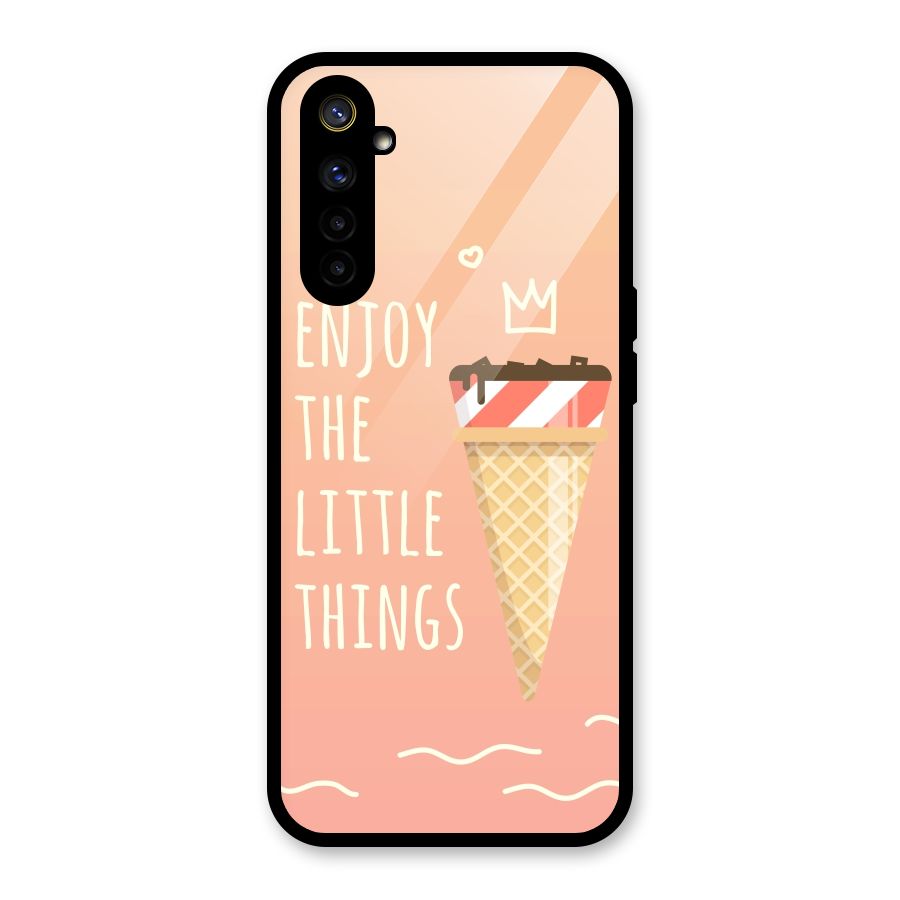 Enjoy the Little Things Glass Back Case for Realme 6