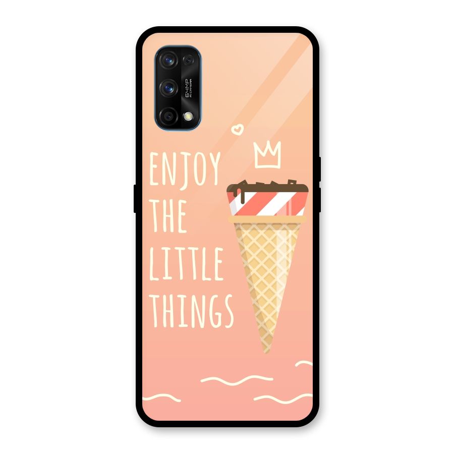 Enjoy the Little Things Glass Back Case for Realme 7 Pro