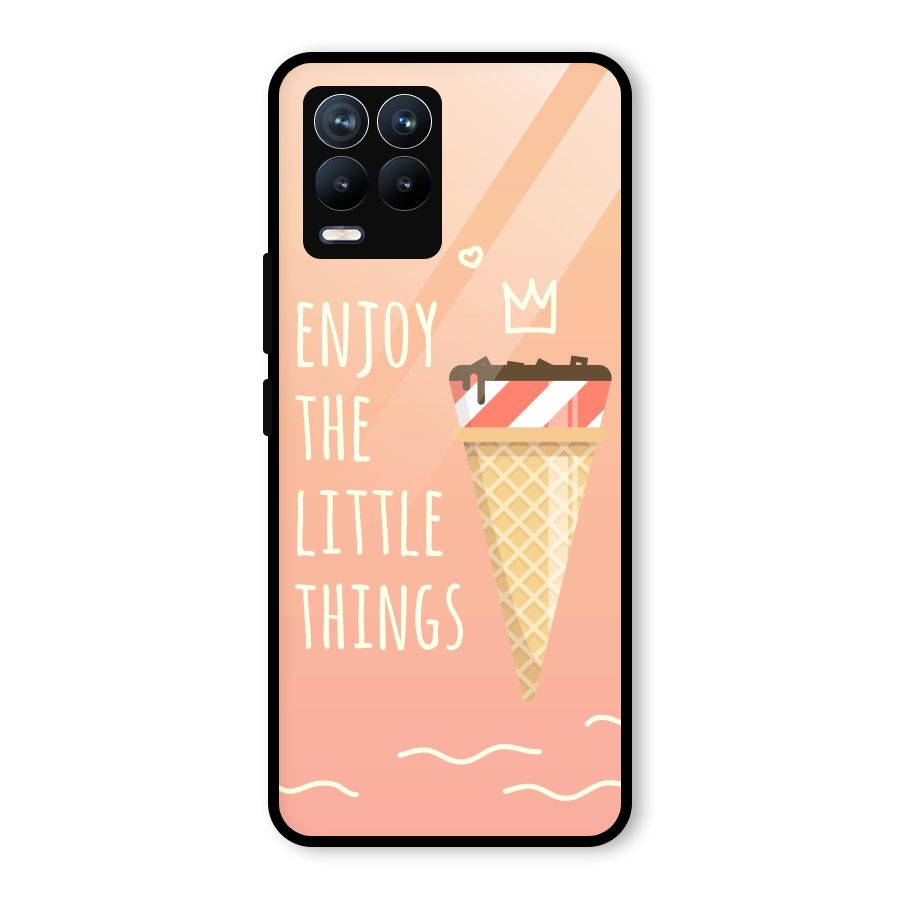 Enjoy the Little Things Glass Back Case for Realme 8 Pro