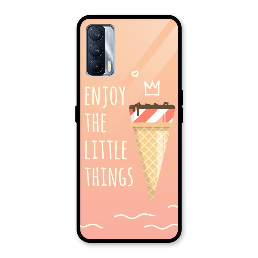 Enjoy the Little Things Glass Back Case for Realme X7