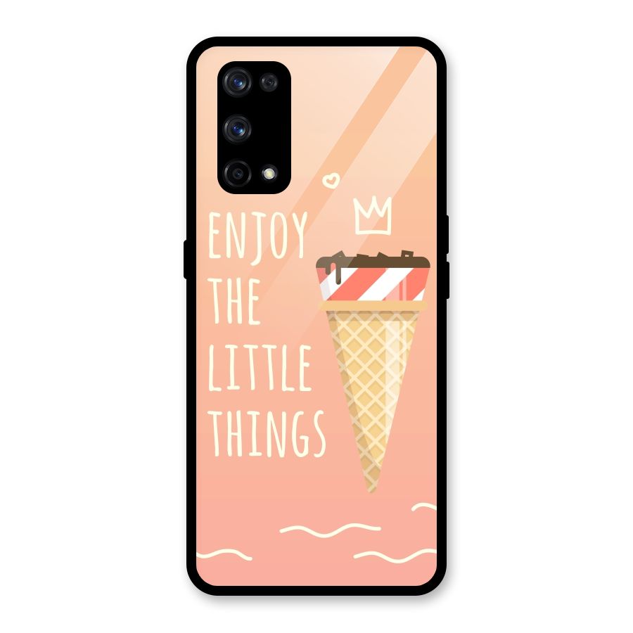 Enjoy the Little Things Glass Back Case for Realme X7 Pro