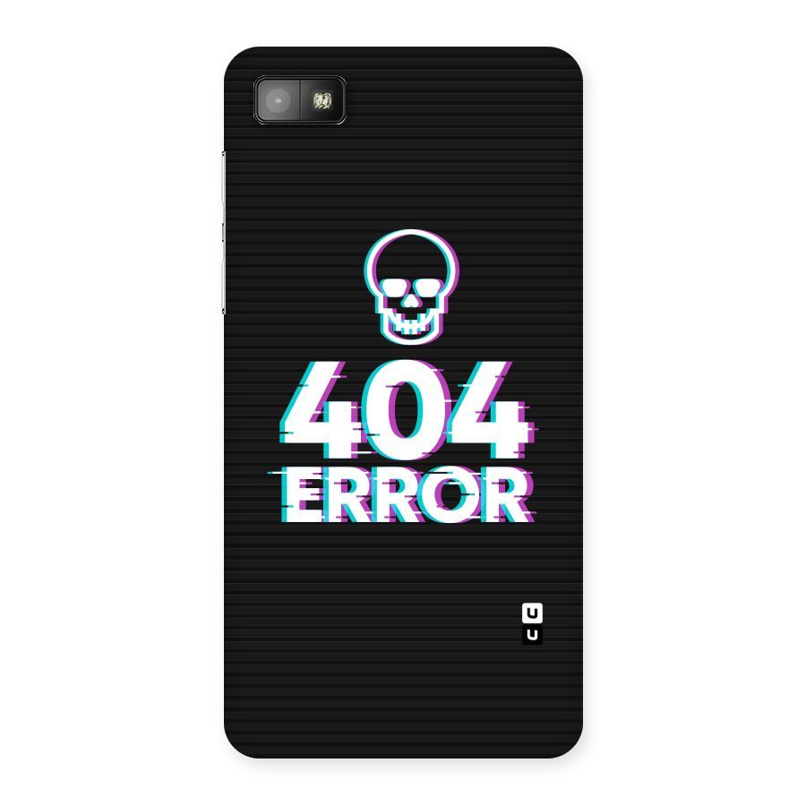 Error 404 Skull Back Case for Blackberry Z10