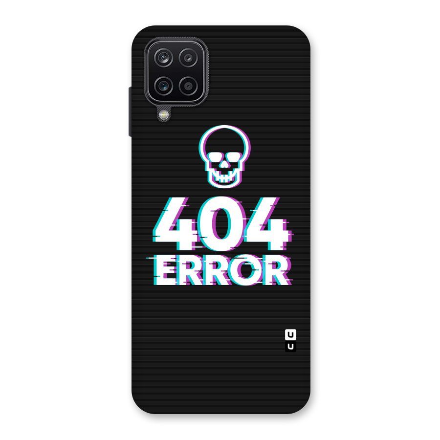 Error 404 Skull Back Case for Galaxy A12