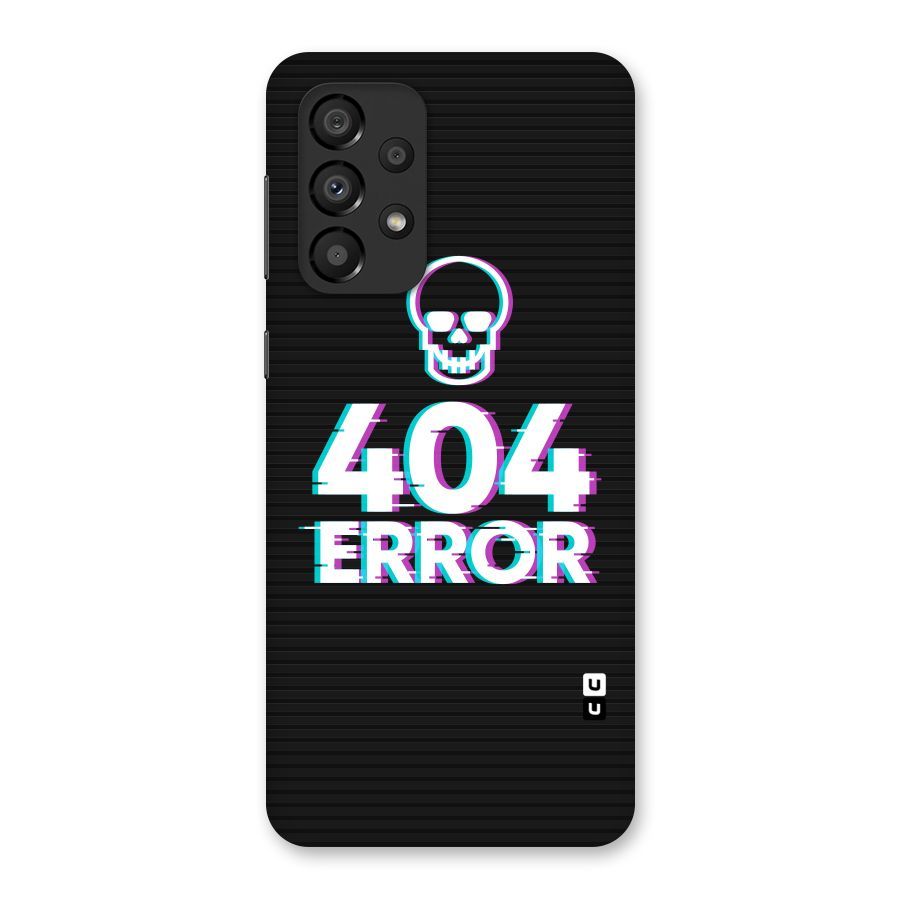 Error 404 Skull Back Case for Galaxy A33 5G