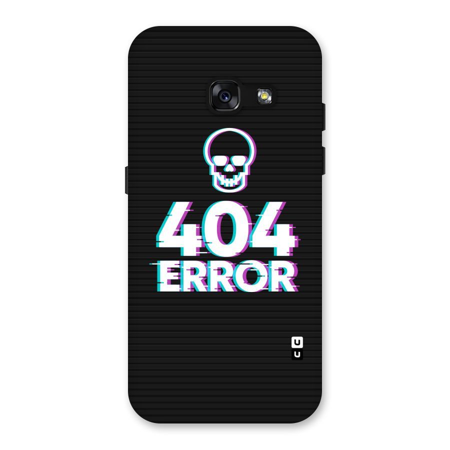 Error 404 Skull Back Case for Galaxy A3 (2017)