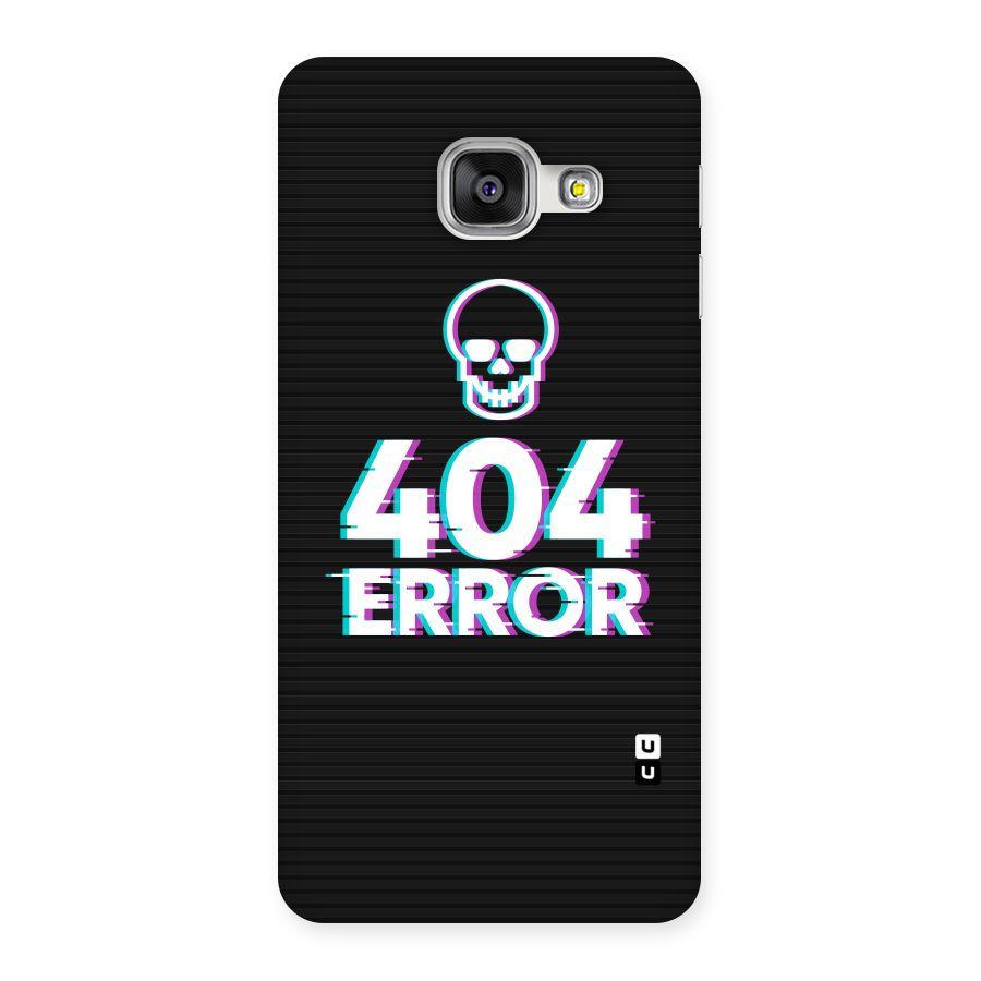Error 404 Skull Back Case for Galaxy A3 2016