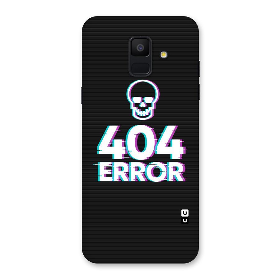 Error 404 Skull Back Case for Galaxy A6 (2018)