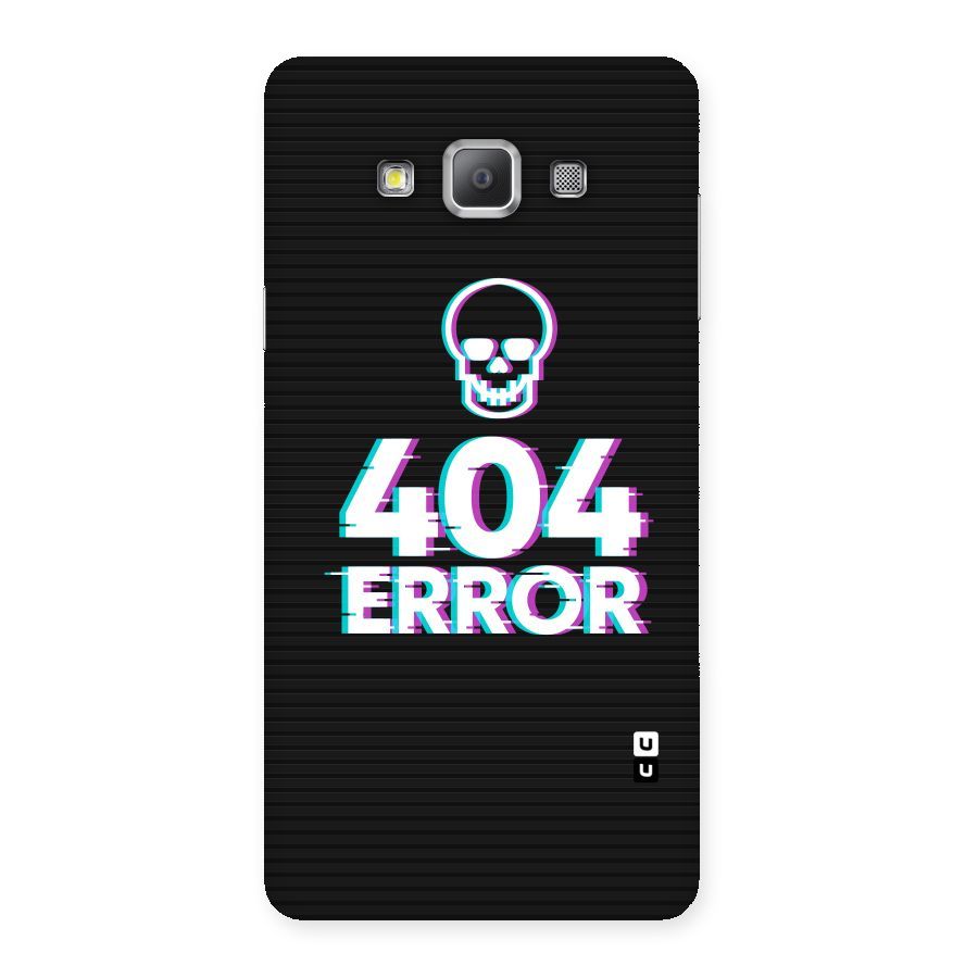 Error 404 Skull Back Case for Galaxy A7