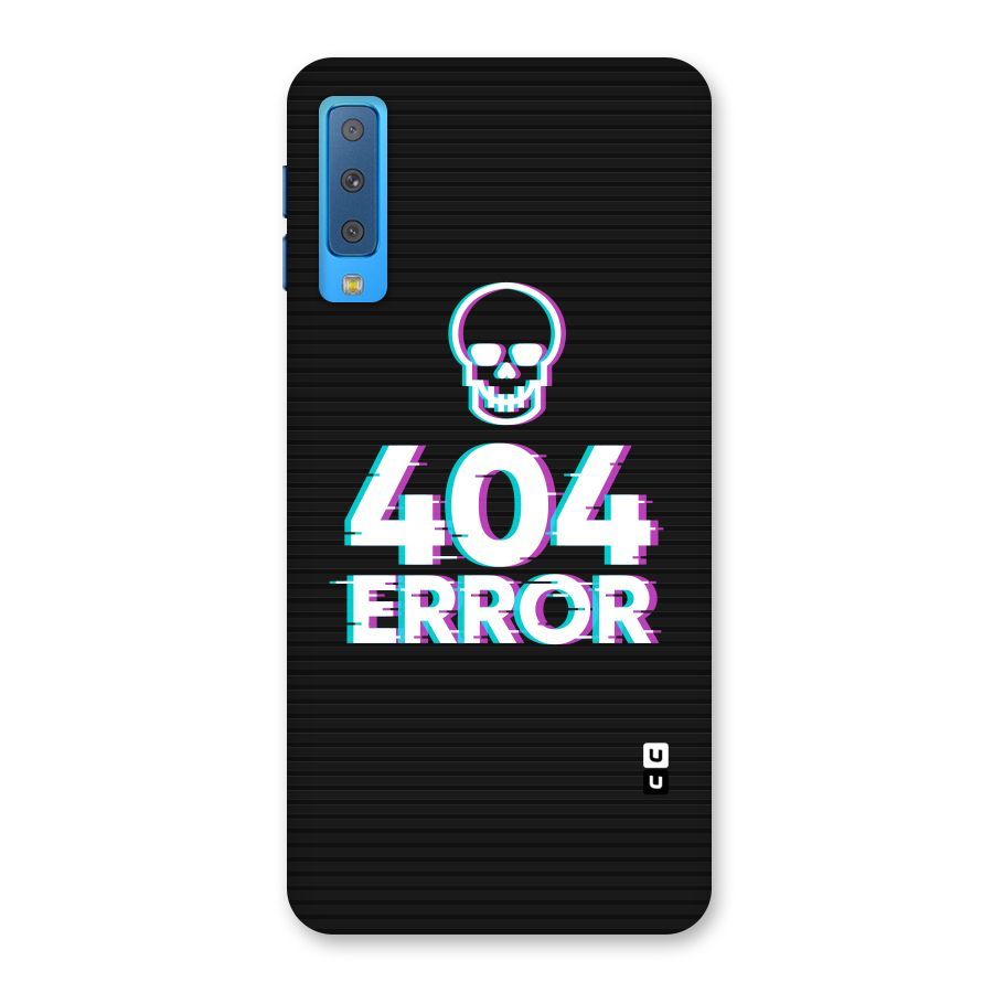 Error 404 Skull Back Case for Galaxy A7 (2018)