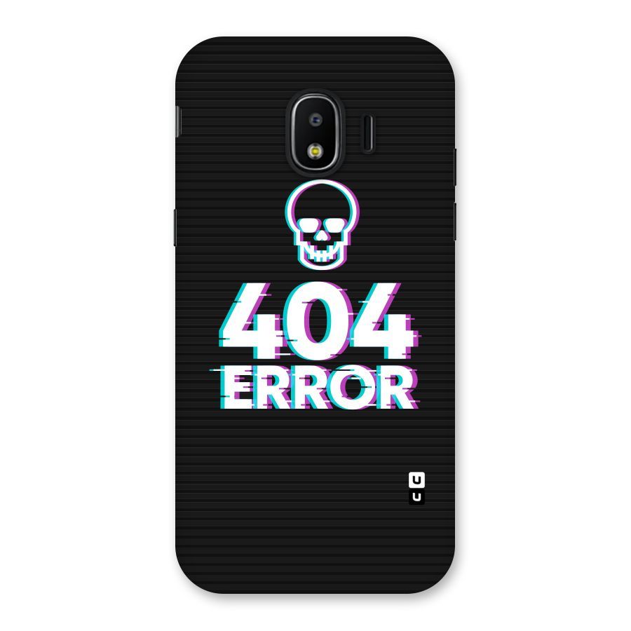 Error 404 Skull Back Case for Galaxy J2 Pro 2018