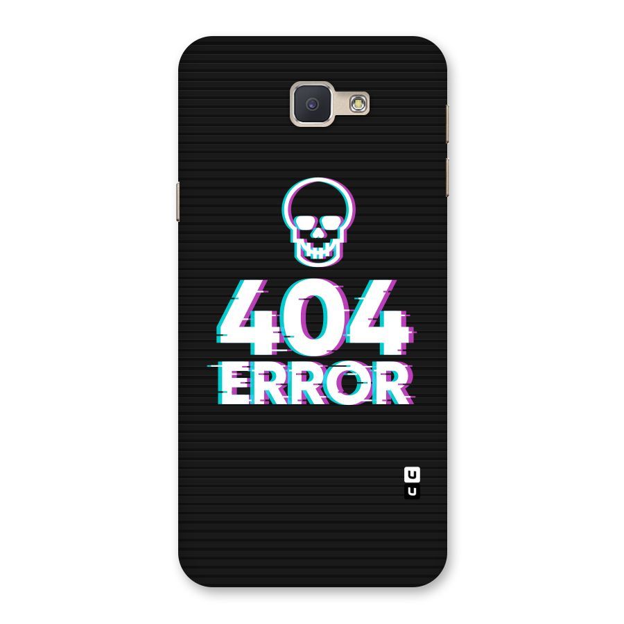 Error 404 Skull Back Case for Galaxy J5 Prime