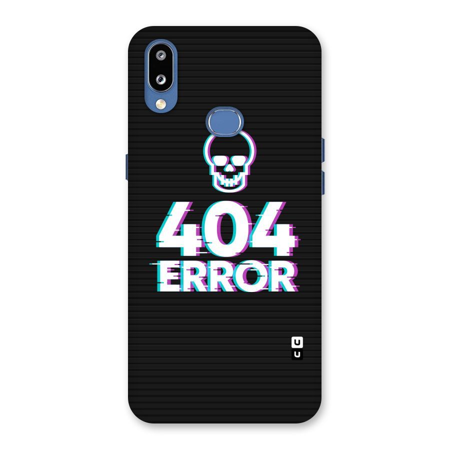 Error 404 Skull Back Case for Galaxy M01s