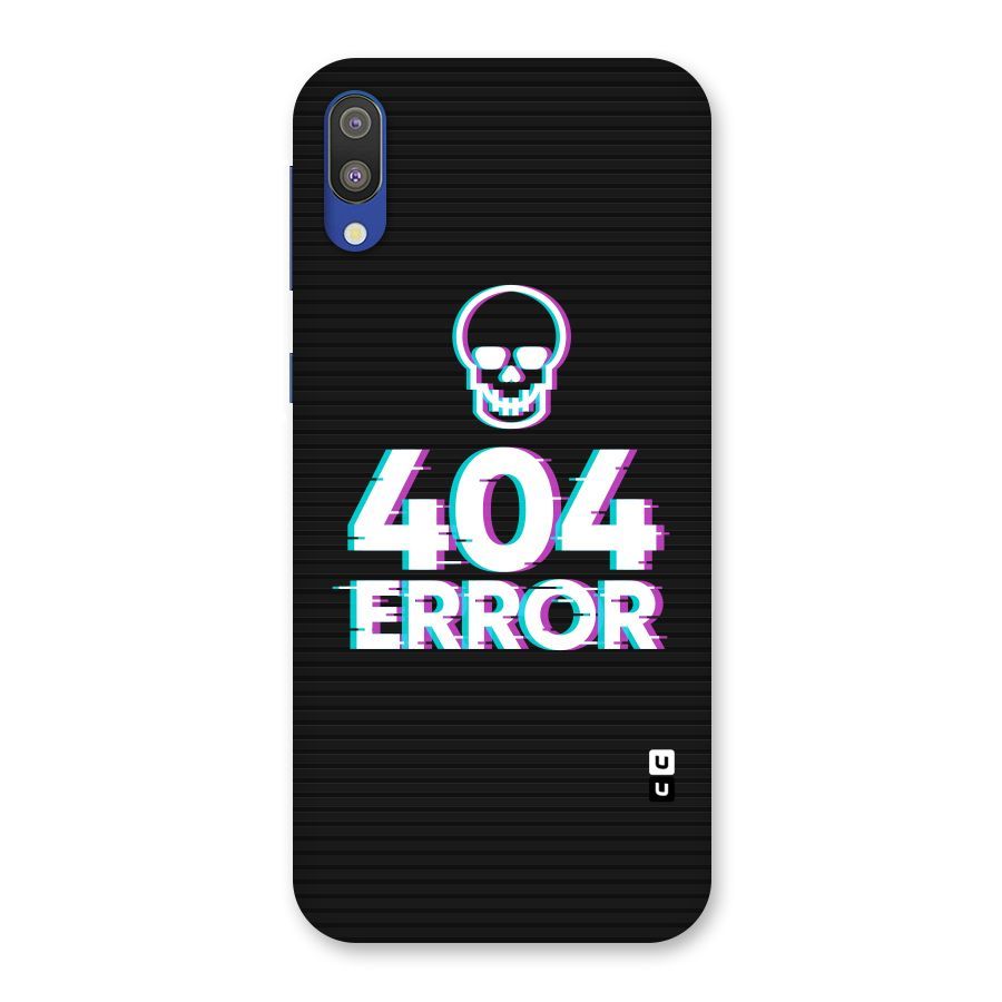 Error 404 Skull Back Case for Galaxy M10
