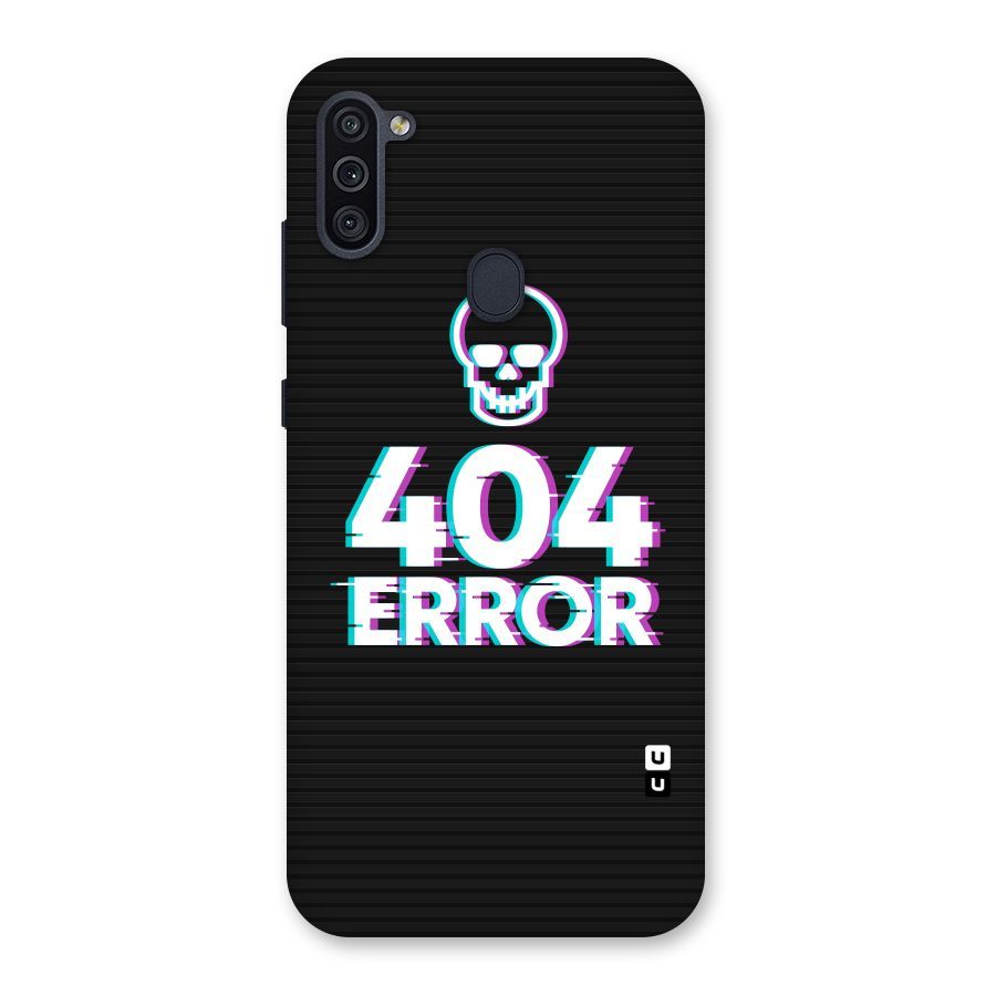 Error 404 Skull Back Case for Galaxy M11