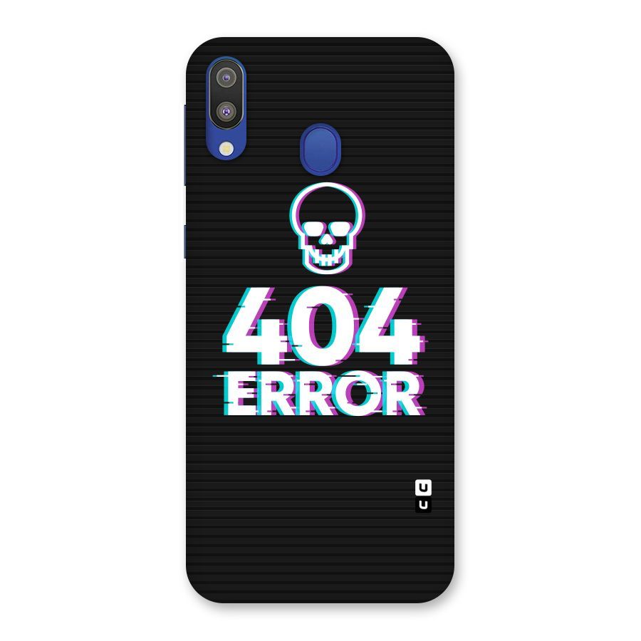 Error 404 Skull Back Case for Galaxy M20