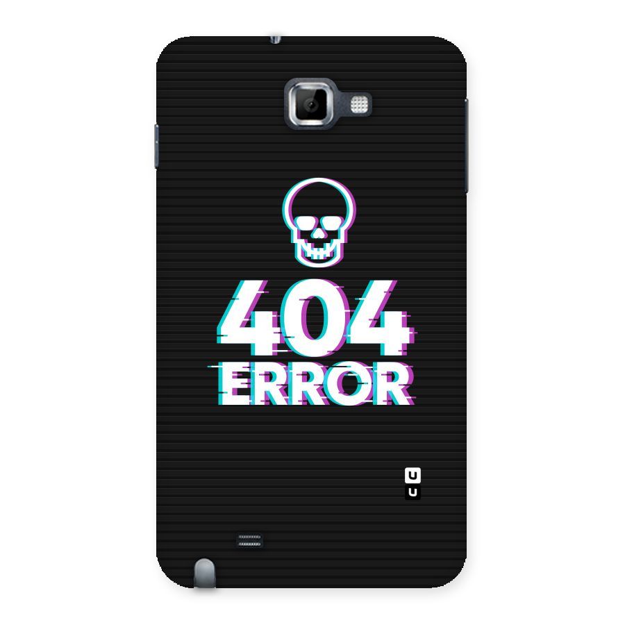 Error 404 Skull Back Case for Galaxy Note