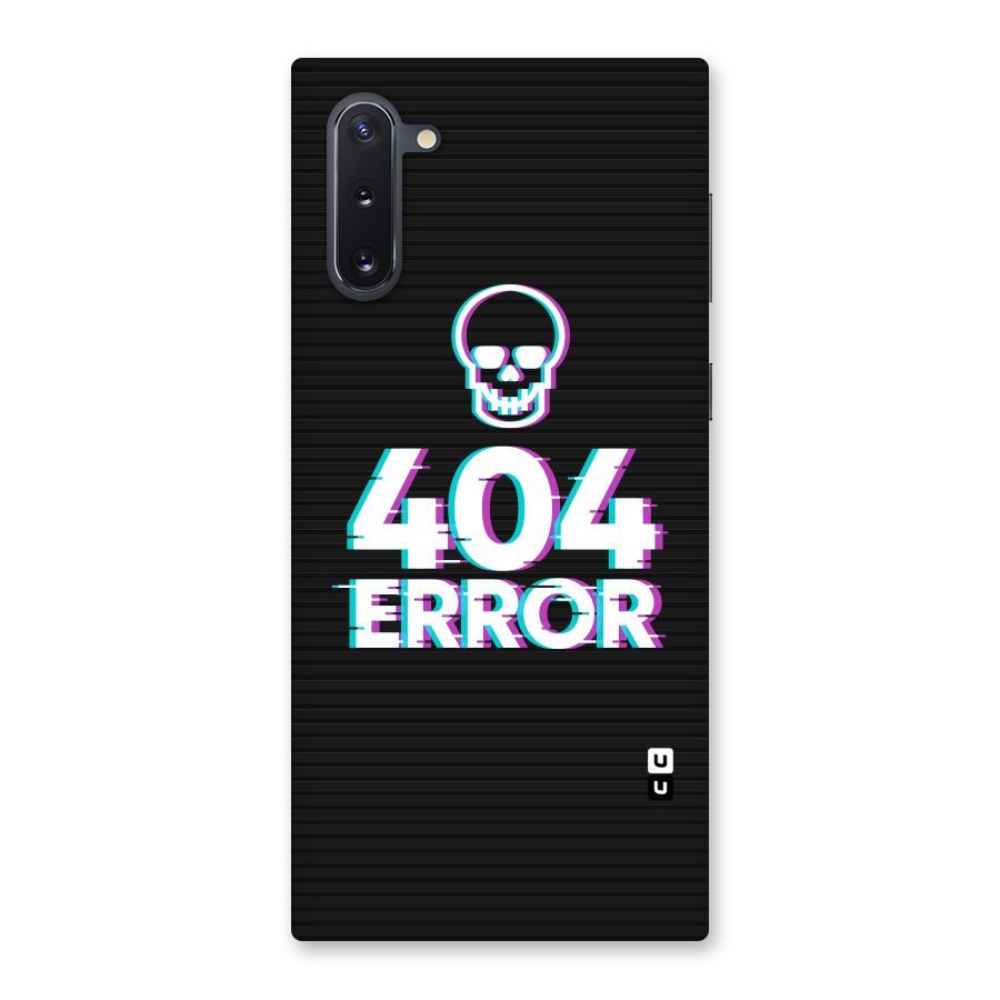 Error 404 Skull Back Case for Galaxy Note 10