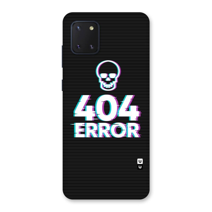 Error 404 Skull Back Case for Galaxy Note 10 Lite