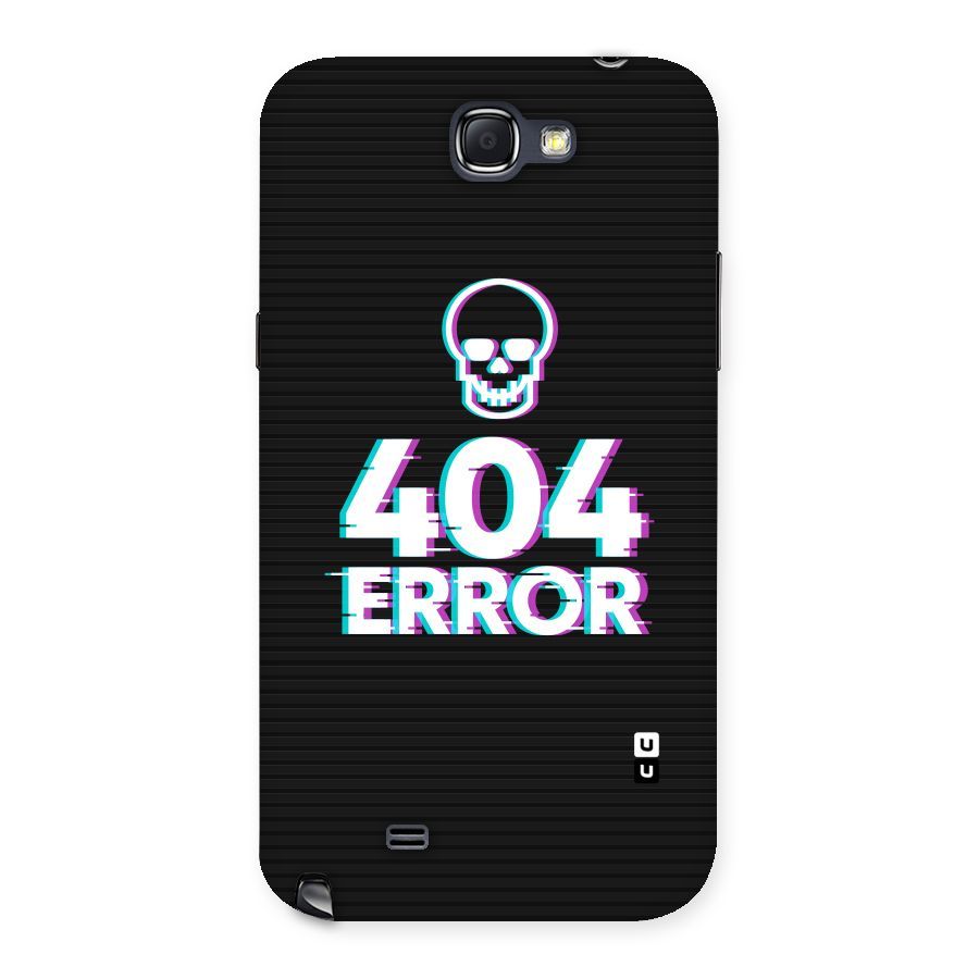 Error 404 Skull Back Case for Galaxy Note 2