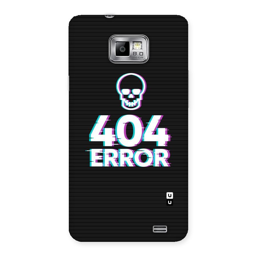 Error 404 Skull Back Case for Galaxy S2