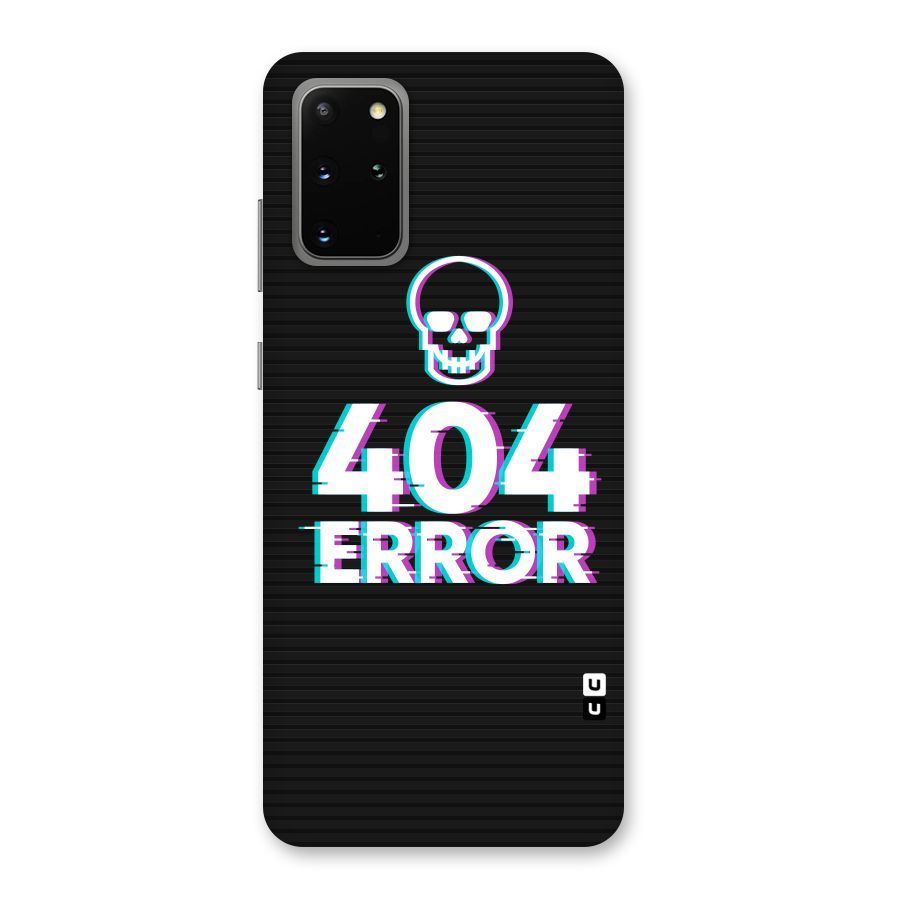 Error 404 Skull Back Case for Galaxy S20 Plus