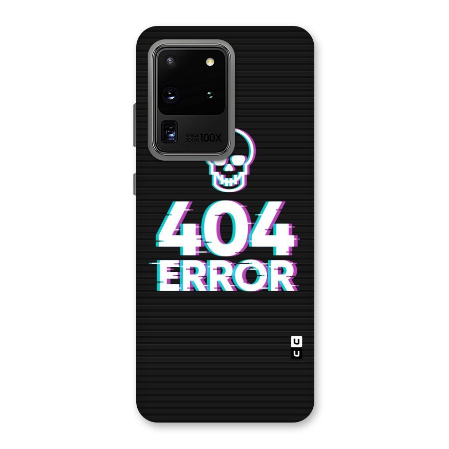 Error 404 Skull Back Case for Galaxy S20 Ultra