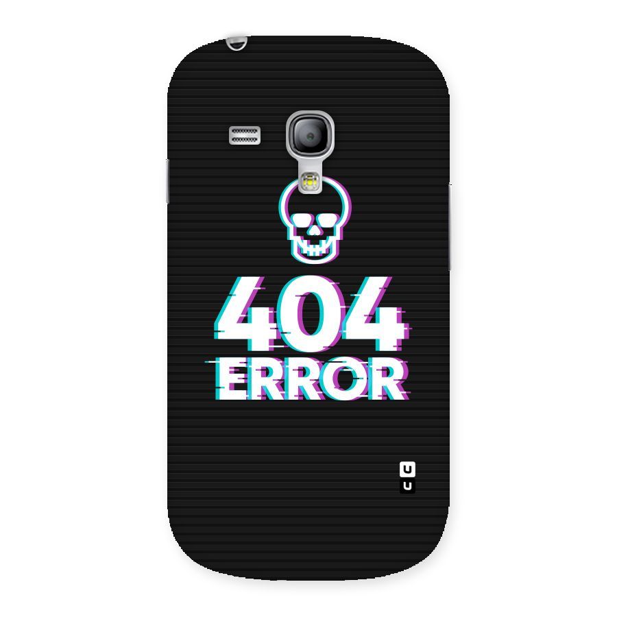 Error 404 Skull Back Case for Galaxy S3 Mini