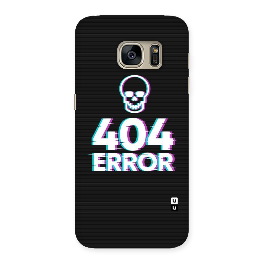 Error 404 Skull Back Case for Galaxy S7