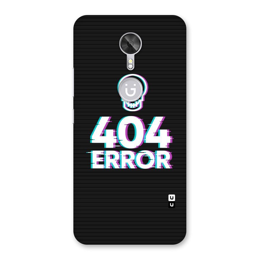 Error 404 Skull Back Case for Gionee A1