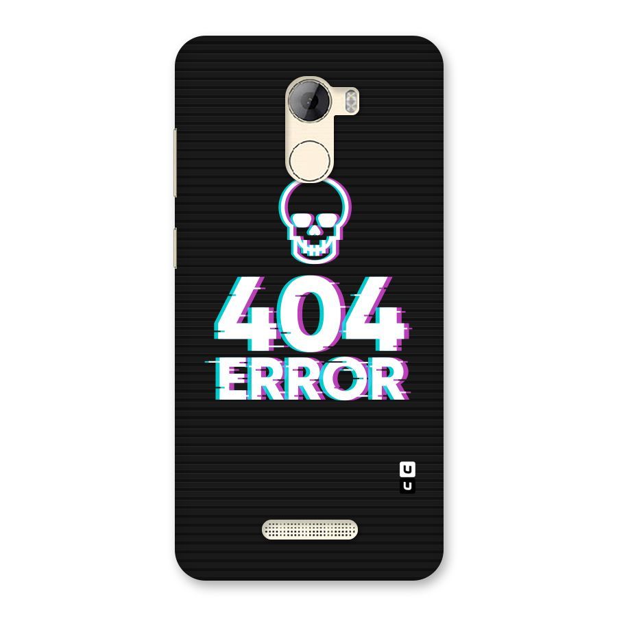 Error 404 Skull Back Case for Gionee A1 LIte