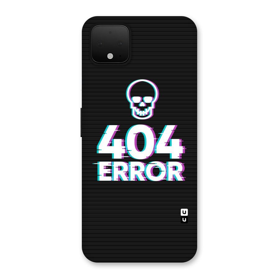 Error 404 Skull Back Case for Google Pixel 4 XL