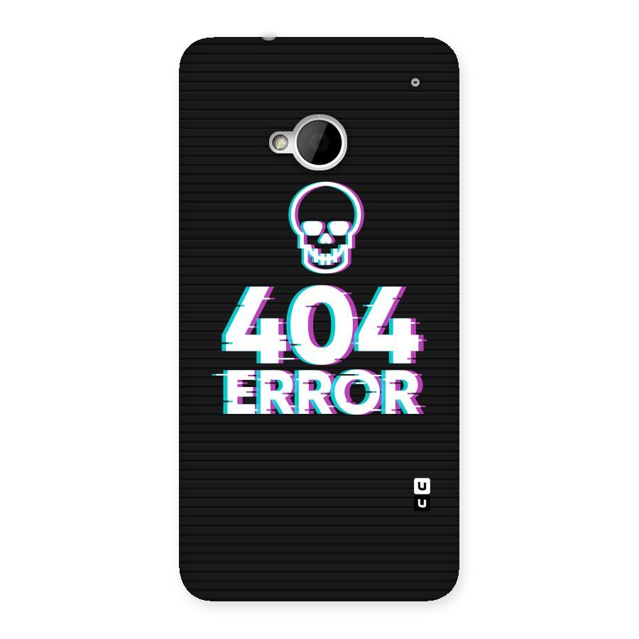 Error 404 Skull Back Case for HTC One M7