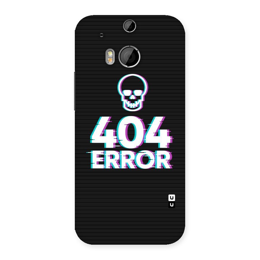 Error 404 Skull Back Case for HTC One M8