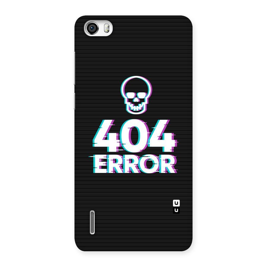 Error 404 Skull Back Case for Honor 6