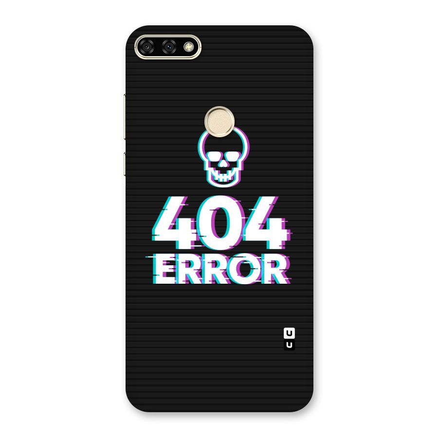 Error 404 Skull Back Case for Honor 7A