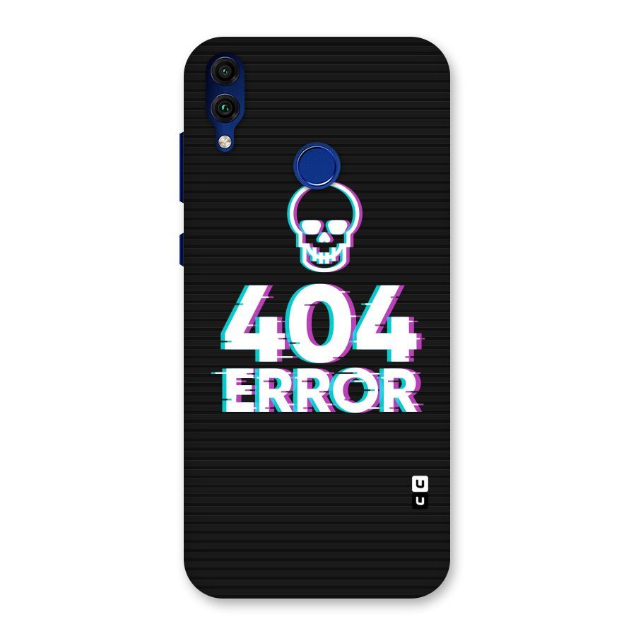 Error 404 Skull Back Case for Honor 8C