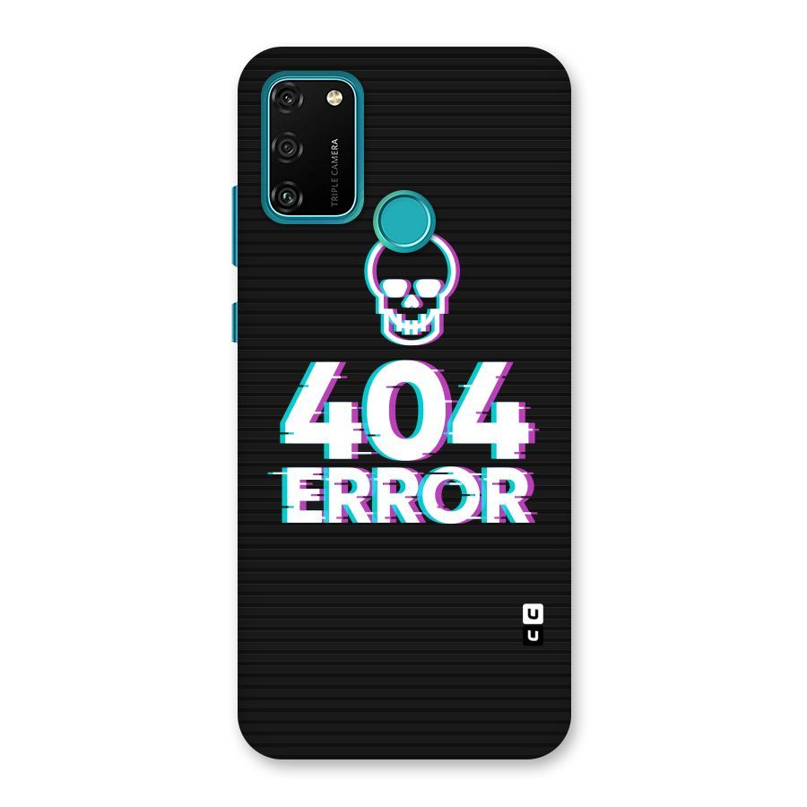 Error 404 Skull Back Case for Honor 9A