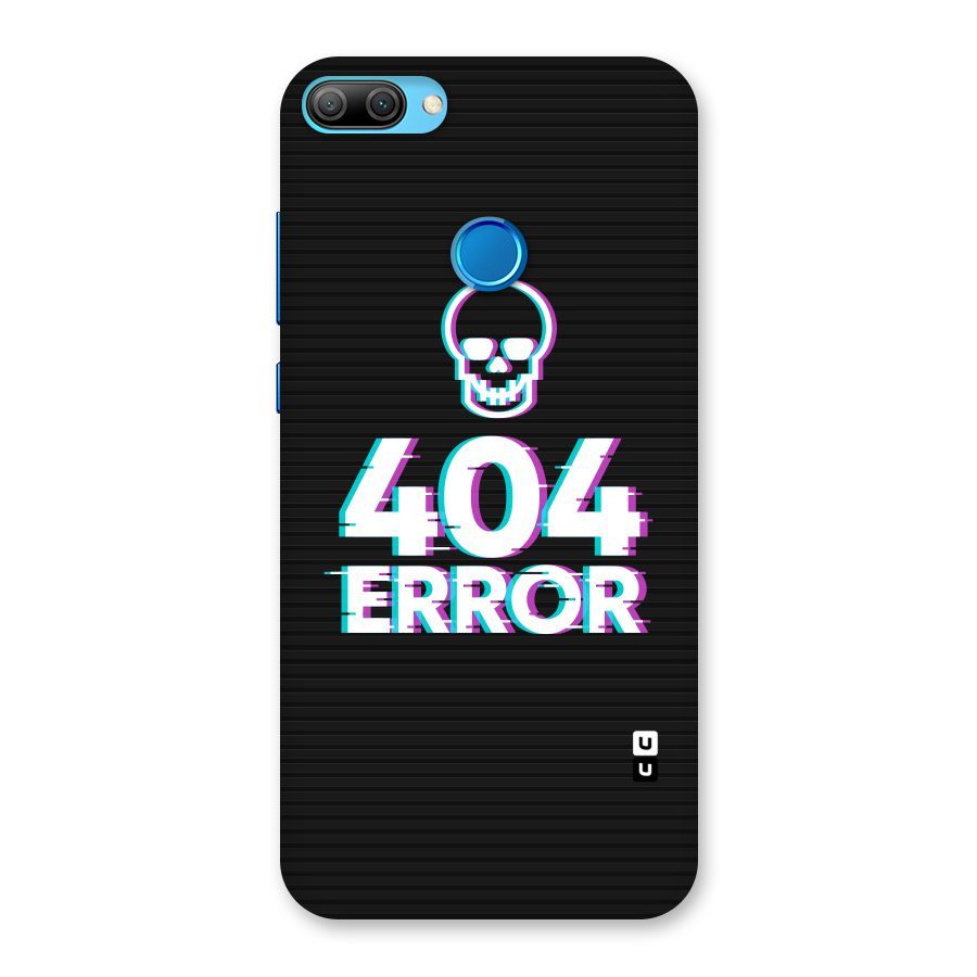 Error 404 Skull Back Case for Honor 9N