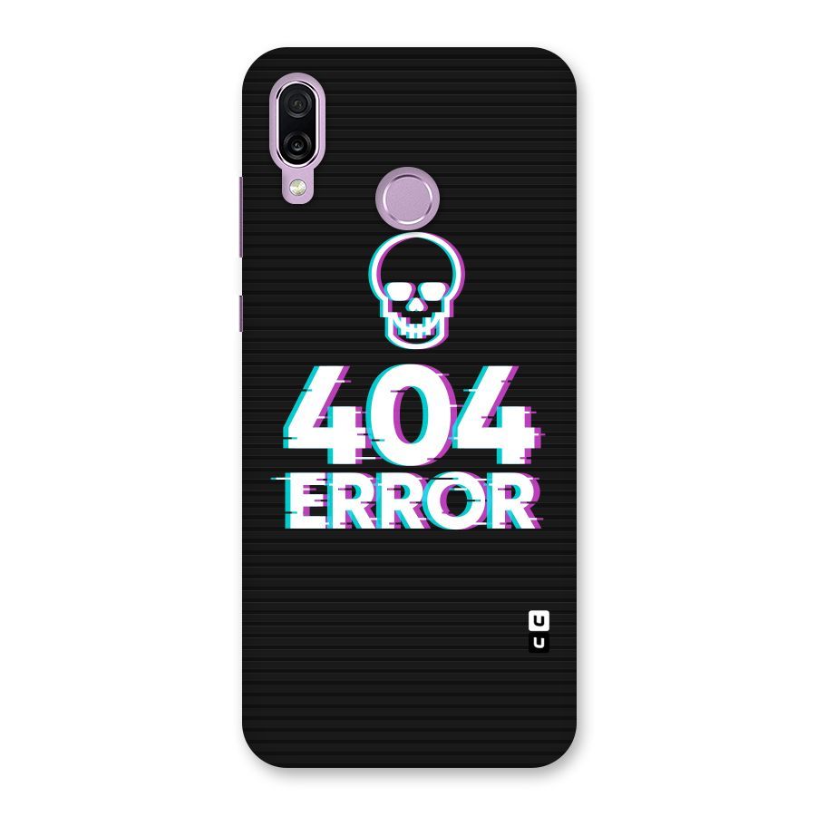 Error 404 Skull Back Case for Honor Play