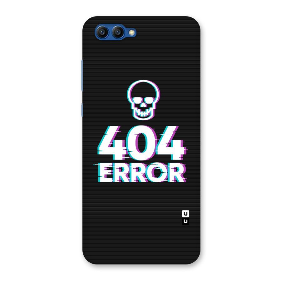 Error 404 Skull Back Case for Honor View 10