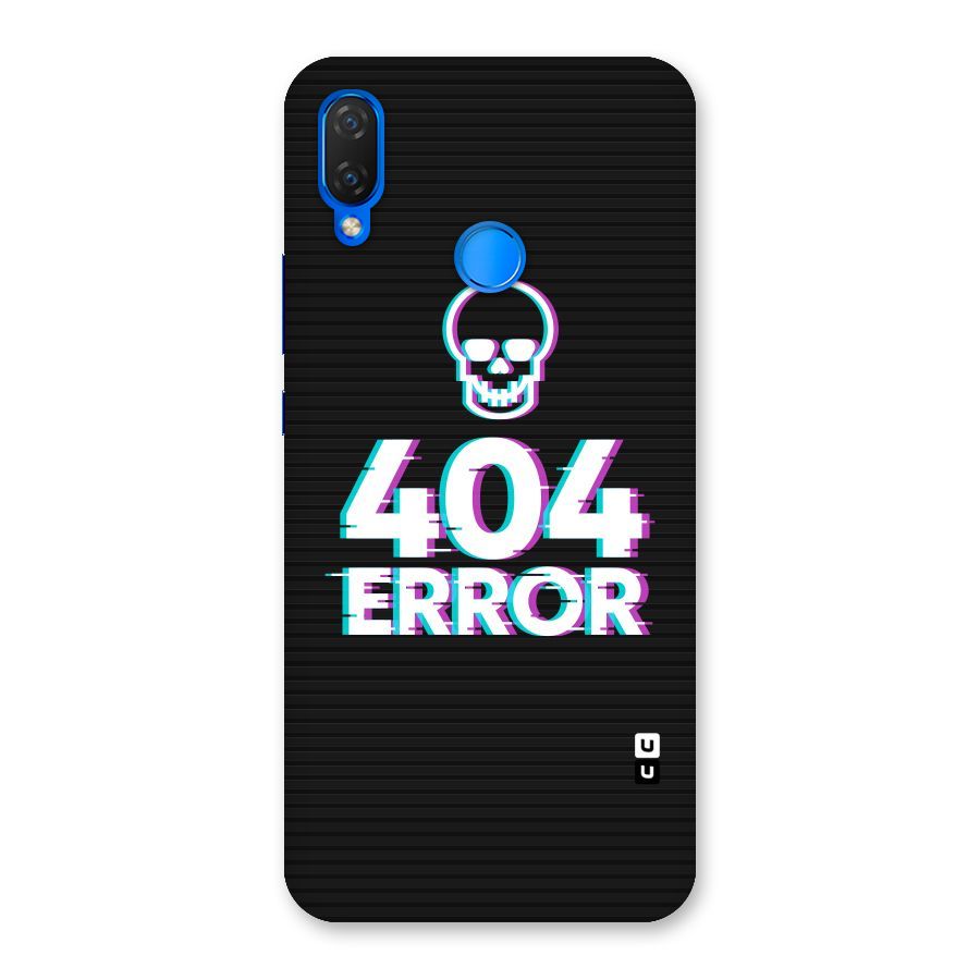 Error 404 Skull Back Case for Huawei P Smart+